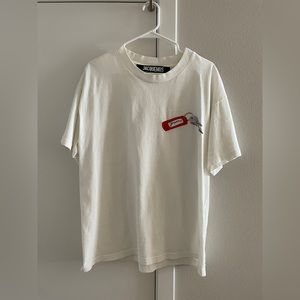 Jacqumus White Cotton T Shirt Unisex L